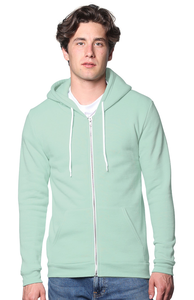 Sweat à capuche zippé léger à manches longues pour hommes avec poche kanga Sweat à capuche unisexe - Product Image 6