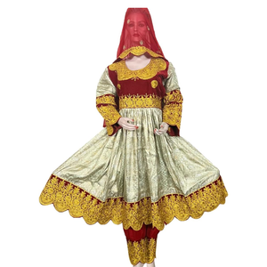 Afghan/Pakistan Kuchi fête traditionnelle robe multicolore tribal ethnique Vintage Kuchi robe - Product Image 1