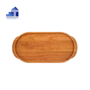 Bandeja de madera rectangular de Venta caliente Bandeja de servicio de comida de diseño especial - Product Image 1