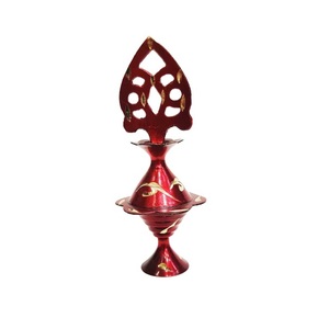 Brass Metallic Finished Kajal Eye <b>Makeup</b> Dani |Only <b>Holder</b> (Surmedani Without Surma or Kajal) - Product Image 2