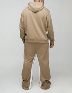 OEM/ODM Ensemble sweat à capuche et pantalon de survêtement à logo imprimé personnalisé 100% coton pour homme Survêtements surdimensionnés épais et épais pour homme - Product Image 2