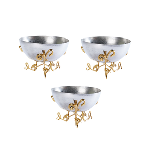 Bol décoratif en acier inoxydable et aluminium Bol à chocolat de taille personnalisée Bol décoratif rond de meilleure conception - Product Image 1