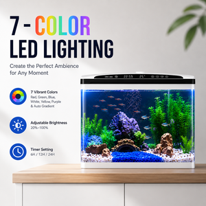 <span class=keywords><strong>Acuario</strong></span> inteligente de escritorio 16-68L vidrio ultraclaro con circulación de agua inteligente y luz LED, <span class=keywords><strong>kit</strong></span> de <span class=keywords><strong>acuario</strong></span> para of - Product Image 4