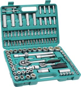 Set di chiavi in cromo vanadio da 108 pezzi da 1/4-1/2 pollici (Mader 41503) - Product Image 1