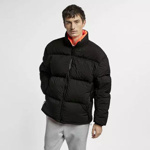 Veste matelassée en nylon et polyester de haute qualité pour homme avec capuche, vêtements d'hiver, fermeture éclair, imperméable et respirante - Product Image 5