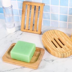 Jaboneras de bambú, bandeja de madera, soporte para jabón, barra de champú, Soporte para Baño, cocina (3 tamaños), 12 Uds. - Product Image 2