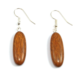 Moda diseño de madera Boho mujeres pendientes de madera tiro pieza de diseño y uso hecho a mano al mejor precio color madera natural - Product Image 2