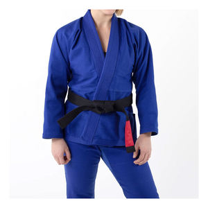 Kimono de karaté et de jiu-jitsu brésilien unisexe en coton 100% personnalisé, blanc, avec tissu respirant et durable de 360 g, logo d'entraînement personnalisé OEM, ensembles SI-JG-01 - Product Image 4