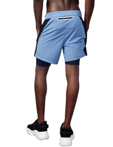 Pantalones cortos de chándal de nailon para hombre OEM 2025 personalizados, pantalones cortos de entrenamiento para correr con forro de tela de malla, talla 6XL - Product Image 2