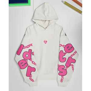 Sudadera de Forro Polar para Hombre, de Alta Calidad, Estilo Hip Hop, Talla Grande, 450GSM, 100% Algodón, Antipilling, con Estampado Personalizado - Product Image 5