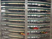 Tour de Fermentation Spirale Automatique Industrielle avec Convoyeur pour Pâte à Pain, Qualité Alimentaire