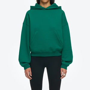 Vente en gros Sweat à capuche surdimensionné à manches longues pour femmes avec logo personnalisé Sweats à capuche zippés pour femmes Hiver Décontracté Style Streetwear - Product Image 1