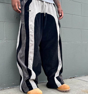 Conjunto de Chaqueta y Pantalones Deportivos de Invierno Personalizados, Chaqueta Cortavientos de Felpa Gruesa, Fabricante de Conjuntos Deportivos, Sudadera con Capucha y Cremallera con Parches Lisos - Product Image 6