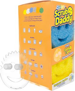 Scrub Daddy 6 esponjas de cocina y 1 soporte de esponja para platos Daddy - Product Image 1