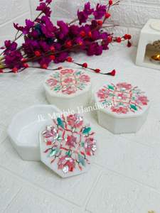 Best Price Real Marble Creative Jewelry <b>Box</b> Light Luxury Marble Table Decor Popular Household <b>Storage</b> <b>Box</b> Wholesale Available - Product Image 3