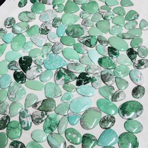 Cabujón de variscita Natural de grado AAA, hermosa piedra preciosa de ágata verde para curación energética, suministro a granel de tamaño Suelto - Product Image 1