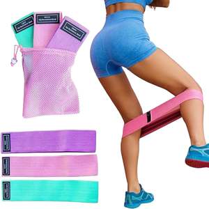 Fabricant de bandes de résistance aux hanches personnalisées Ensemble de bandes à boucle étiquetées privées pour les cercles de hanche pour les utilisateurs pakistanais - Product Image 1
