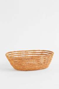 Panier de rangement pour pain et nourriture en rotin et jute Panier de rangement pour ustensiles de cuisine de grande taille de qualité exclusive - Product Image 3