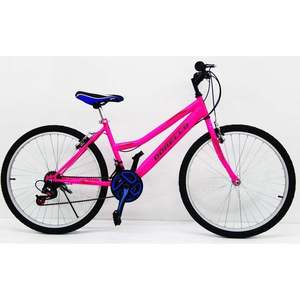 Vélo Dorello Bisiklet 2640 à une vitesse pour femmes, rose, 28 pouces, ville, avec fourche en acier et aluminium, système de freinage à câble - Product Image 2