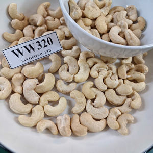Service 24 Heures SANTIGO Vietnam W320 Noix de cajou Noyau Kaju Badam Normes européennes Noix de cajou W320 - Product Image 1