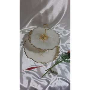 Beautifully Designed Resin <b>Cake</b> Stand Modern Patterns & Smooth Edges for Luxury Dessert Tables <b>Cake</b> <b>Tools</b> - Product Image 3