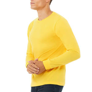 Bella toile douce hommes à manches longues t-shirt Jersey col rond manches longues t-shirts - Product Image 2