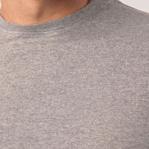 Fabricant de haute qualité Logo de votre propre marque T-shirt d'été unisexe à manches courtes 100% coton T-shirt à col rond pour hommes - Product Image 2