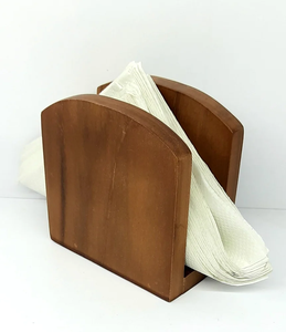 Servilletero rústico de madera de Acacia para decoración de granja, servilletero de campo duradero para mesa de cocina y encimeras - Product Image 4