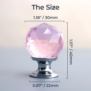 Perilla de Vidrio Colorida para Gabinetes, Cajones y Puertas, Tirador Decorativo Vibrante para Decoración del Hogar, Muebles y Uso Interior - Product Image 4