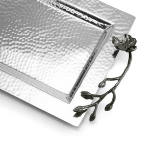 Plateau de service en métal indien artisanal multifonctionnel et écologique pour la maison et les restaurants, passe au lave-vaisselle, finition polie - Product Image 5