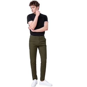 Hecho a mano para el estilo, construido para la comodidad 100% algodón Slim Fit Chinos, directamente de Bangladesh - Product Image 2