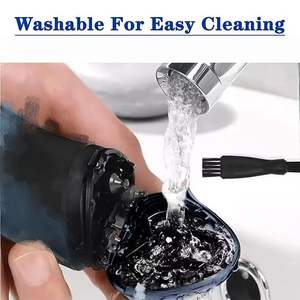 Paquete de 6 cabezales de repuesto para afeitadora eléctrica, cuchillas y peines para afeitadoras rotatorias 3 en 1, lavables para uso facial y en caravanas - Product Image 2