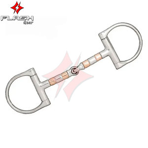 Premium High-Quality Stainless Steel Western Dutch Gag Bit with D-<b>Ring</b> Snaffle and German Sier Bit Design Trusted Horse Bit - Product Image 2