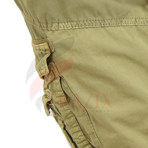 Pantalones Cortos Cargo Casuales para Hombre, Ecológicos, de Secado Rápido, con Diseño y Logotipo Personalizados, 100% Algodón, Multibolsillos, al por Mayor - Product Image 5