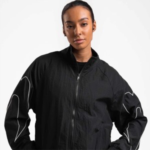 Chaqueta de entrenamiento sin costuras para mujer-Chaqueta ajustada con cremallera completa para yoga y correr Transpirable Ligero Logotipo frontal Colores personalizables - Product Image 6