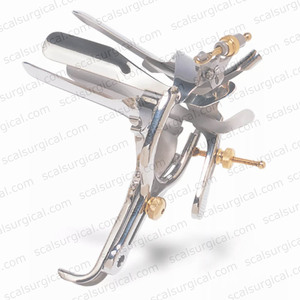 การฝึกอบรมทางการแพทย์สแตนเลส 4 ทางช่องคลอด Expanders ผื่นช่องคลอด Speculum - Product Image 1