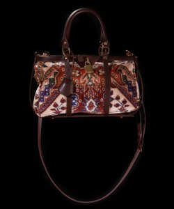 Sac en tissu modal bohème avec motif géométrique, fermeture à boucle, bandoulière, grande capacité, pour femme, usage quotidien - Product Image 2
