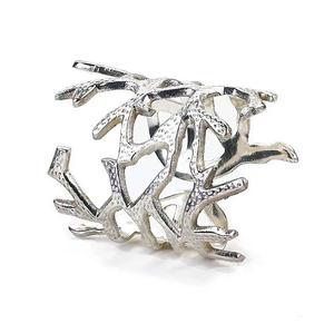 Soporte de anillo de servilleta de Metal de latón acabado a mano de alta calidad, Decoración de mesa, fabricante de anillo de servilleta de boda, venta al por mayor - Product Image 6