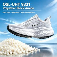 PEBA OSL-UHT 9331 Polyéther Block Amide pour semelles de chaussures en EVA, POE, OBC, matériau léger et hautement élastique pour le moulage par expansion