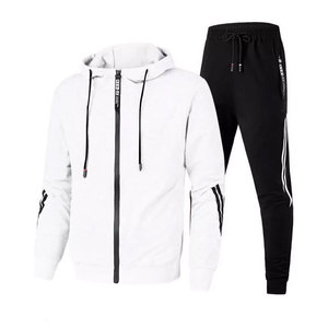 New Winter Hooded Solid Sports Fitness Track Suit Jogger Suit Breathable Lightweight Outdoor - Product Image 2