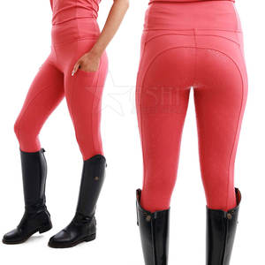 OEM High Quality Comfortable Polyester Spandex <b>Equestrian</b> Riding Pants for Women Private Label Wholesale Supply Horse Product - Product Image 2
