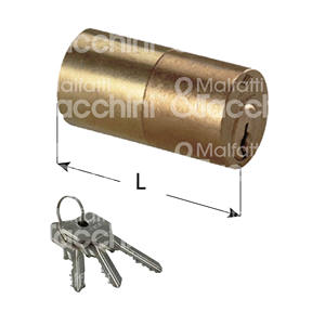 กระบอกยึดสำหรับ ferroglietto 4รูยึดทำจากทองเหลืองซาติน - Product Image 1