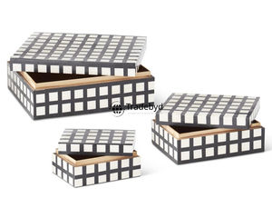 Caja decorativa con incrustaciones de resina de lujo, organizador hecho a mano para recuerdos de joyería y regalos de Tradebyd - Product Image 2