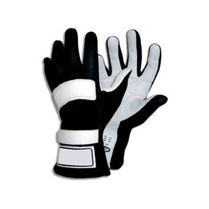 Durable Sports <b>Car</b> Racing Gloves for Adults Custom Logo Black & White Color for Outdoor Activities & Cycling Latest Design - Product Image 1