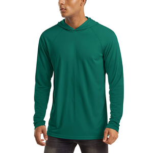 เสื้อฮู้ดตกปลาแขนยาวแบบสั่งทำพิเศษ ป้องกันแสงแดด ระบายอากาศ แห้งเร็ว UPF50 SPF สำหรับทุกเพศทุกวัย ไซส์ใหญ่ - Product Image 6