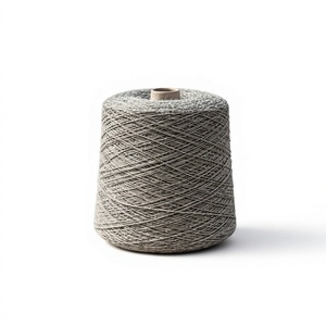 Hilo de lana de yak 100% puro de Mongolia MONECO, ecológico, hilado con núcleo, 22/2, para productos de punto y tejidos, color gris, venta al por mayor - Product Image 1