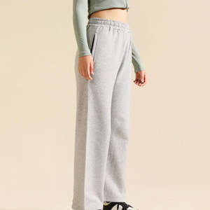 Premium Quality Custom <b>Women's</b> Regular Fit <b>Trousers</b> Breathable Soft <b>Fleece</b> Flat Front Winter-Classic Trendy Elastic Casual 100% - Product Image 4