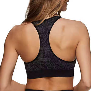 Soutien-gorge de sport pour femme sans couture, respirant, à maintien élevé, léger, en tissu doux, pour un usage quotidien, yoga, étirements, fitness, écologique - Product Image 3