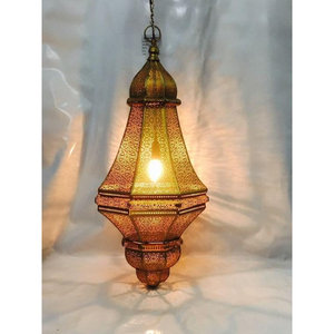 Elegante Lámpara Colgante Redonda de Plata Marroquí, Esfera de Metal Perforada Hecha a Mano, Lámpara de Techo para Decoración del Hogar, Farol Colgante - Product Image 3