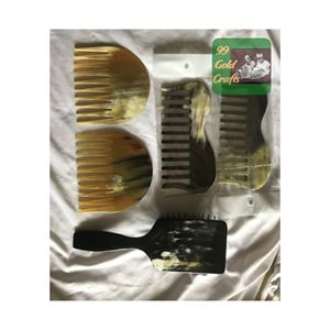 ECO FRIENDLY HORN PEINE HECHO CON TÉCNICA ARTESANAL ASEGURANDO CALIDAD SOSTENIBLE Y CUIDADO DEL CABELLO SIN FRIZZ - Product Image 1